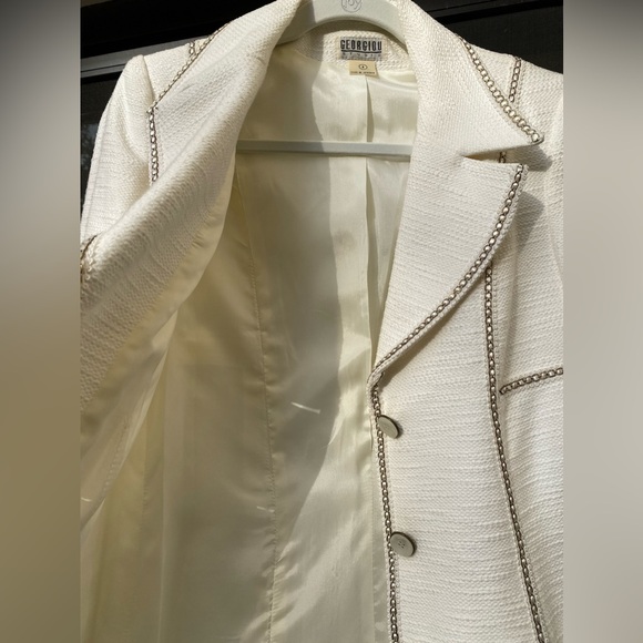 NWT Georgiou Studio Cotton Coat Size 4 - Picture 2 of 12